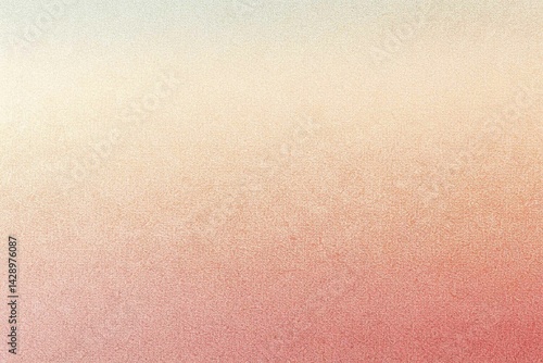 Soft Pink and Peach Gradient Background, noise texture effect, large banner copy space ,abstract noise texture banner