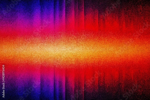 Obraz na płótnie Abstract Colorful Sound Wave Pattern, noise texture effect, large banner copy space ,abstract noise texture banner w salonie