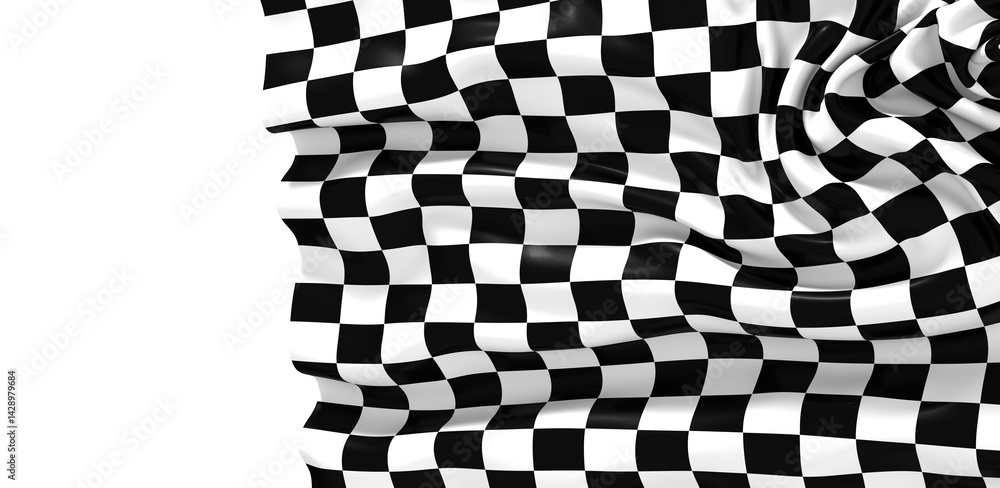 Obraz premium Auto sport grid flag background