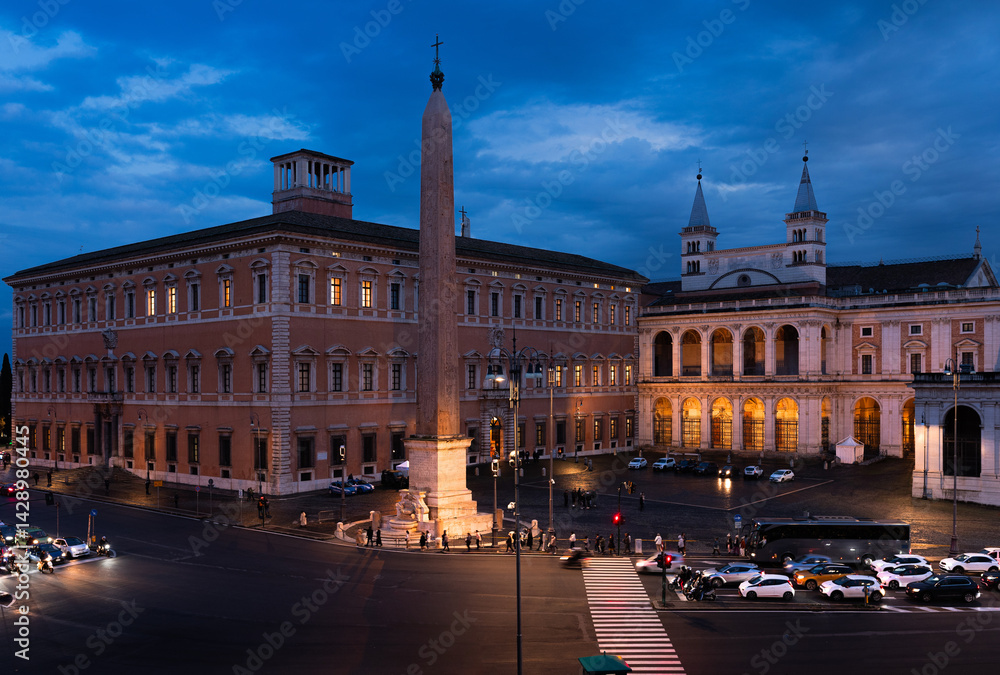 Naklejka premium Piazza Giovanni Paolo II