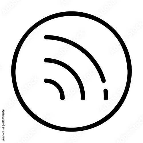 hotspot Line Icon