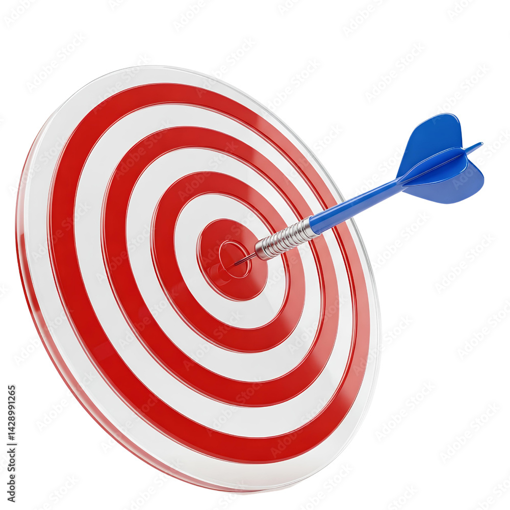 3D Render of a Target with a Dart on the Mark
3D Render of a Target with a Dart on the Mark