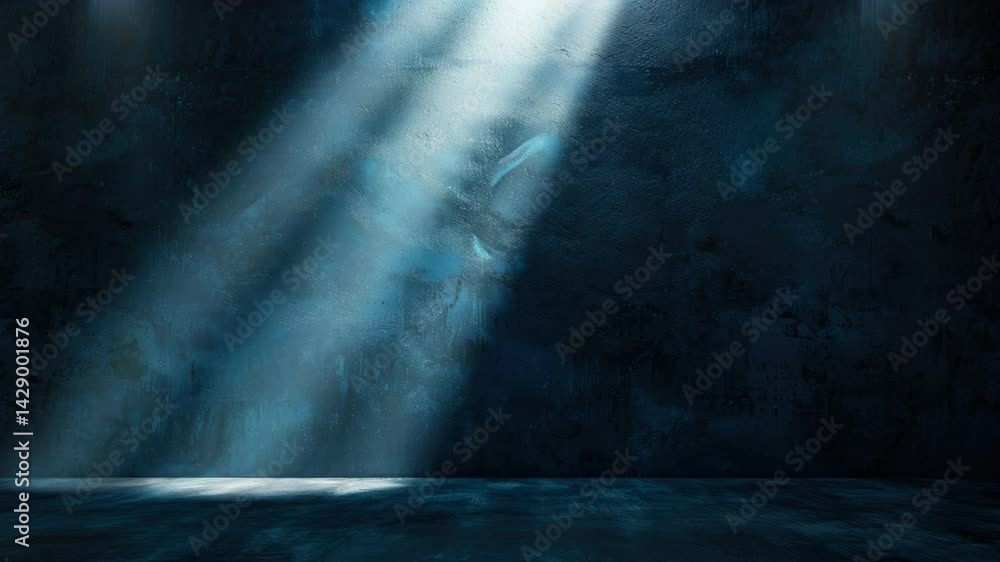 custom made wallpaper toronto digitalDramatic Light Rays Illuminating Dark Moody Background in Empty Room for Creative Applications and Artistic Projects