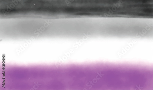 Asexual Pride Flag Black grey white purple stripes pride sex bisexual freedom community rainbow diversity gay lesbian identity equality parade transgender Asexual Pride Flag Black grey white purple 