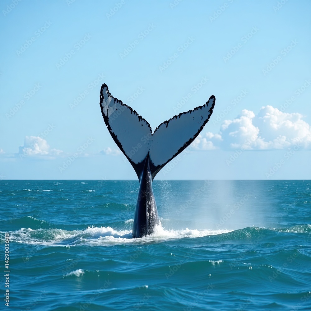 Fototapeta premium dolphin jumping in the sea