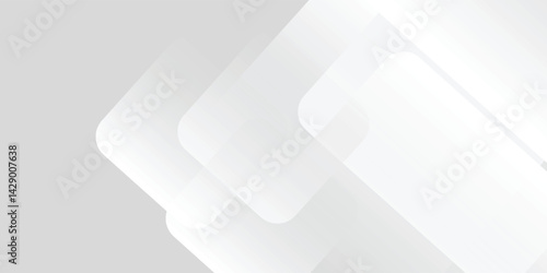 Abstract Geometric modern white and gray color . Modern and Creative Trend design in background eps10
