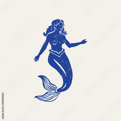 Wallpaper Mural Ocean and sea-themed vector illustrations. Includes waves, marine animals, shells, boats, and underwater elements. Perfect for summer designs and nature projects. Torontodigital.ca