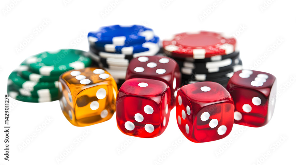 Colourful dice Colourful dice