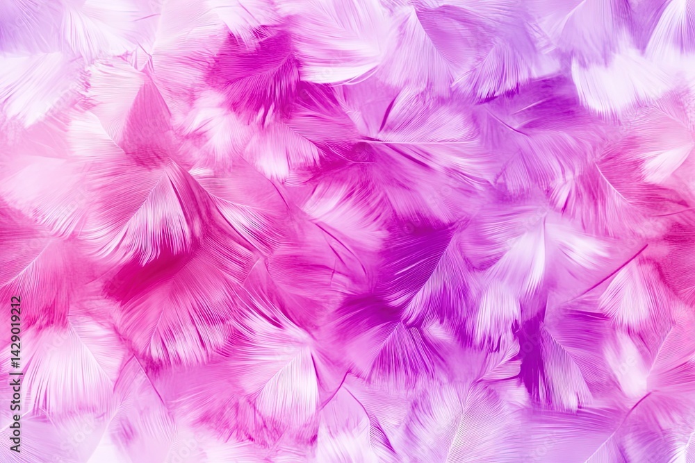 Fototapeta premium pink fur repeatable seamless tile pattern