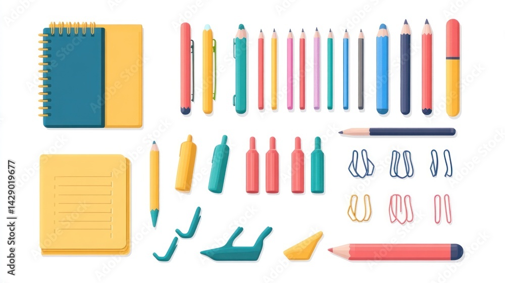 Assorted stationery collection Assorted stationery collection