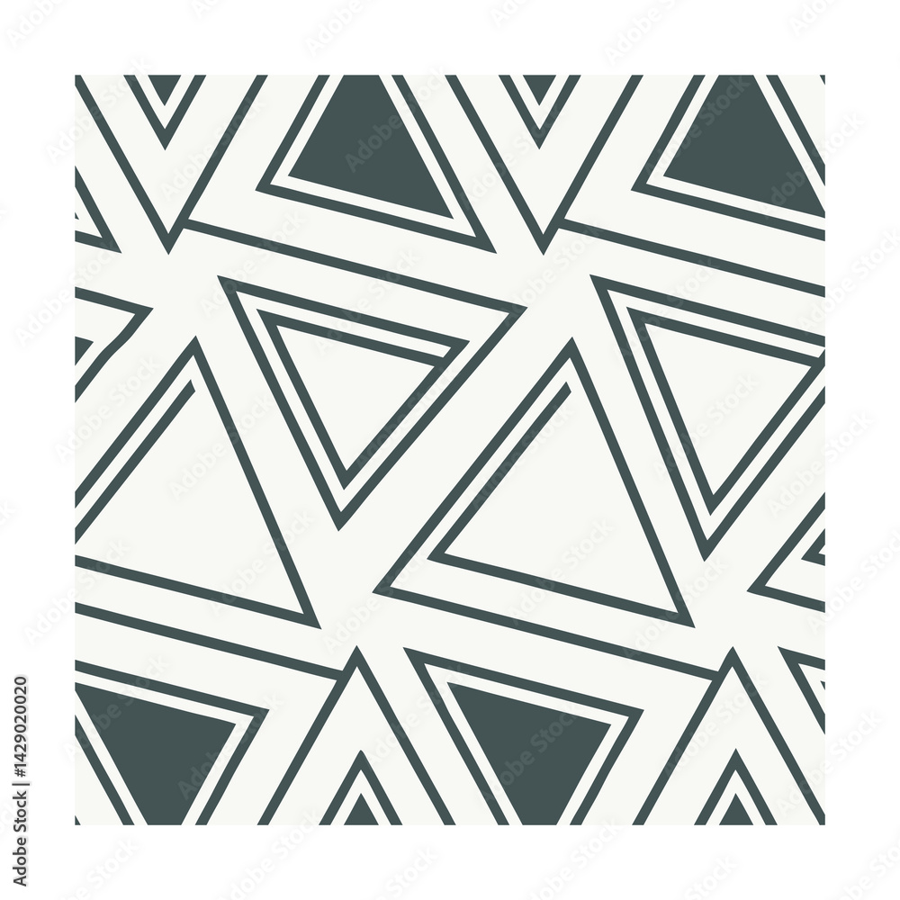 Clean Repeating Triangles With Space, Golden banana leaf line arts, Hand drawn outline design for fabric, print, cover, banner and invitation, Vector illustration Clean Repeating Triangles With Space, Golden banana leaf line arts, Hand drawn outline design for fabric, print, cover, banner and invitation, Vector illustration
