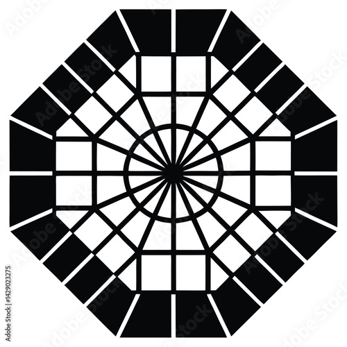 Isolated Black Vector Photographer using Element focus point grid With White Background