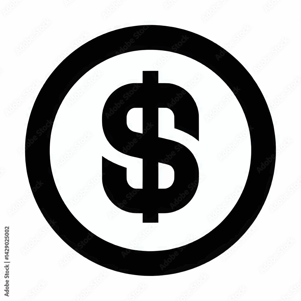 Minimalist vector silhouette finance Minimalist vector silhouette finance