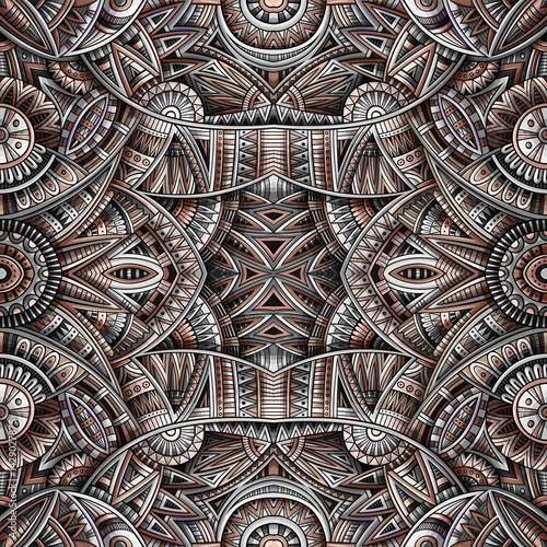 Abstract ethnic vintage Mocha Mousse background.