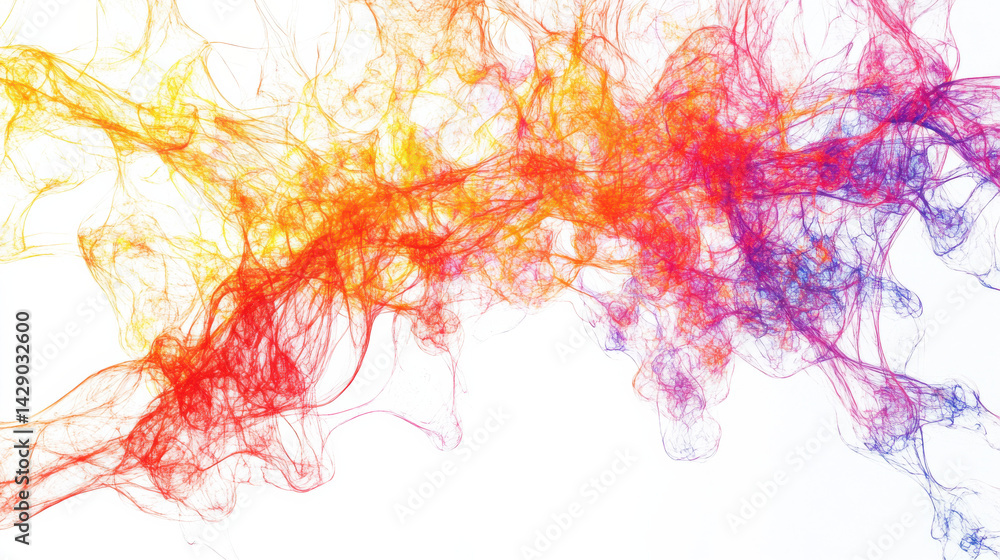 A vibrant network of transparent brain synapses, intricate pathways of electrical and chemical communication, illuminated against a stark white background, highlighting the intricate workings A vibrant network of transparent brain synapses, intricate pathways of electrical and chemical communication, illuminated against a stark white background, highlighting the intricate workings