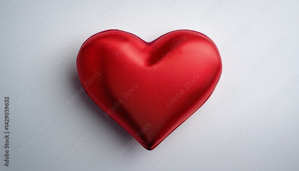 red heart on a white background red heart on a white background
