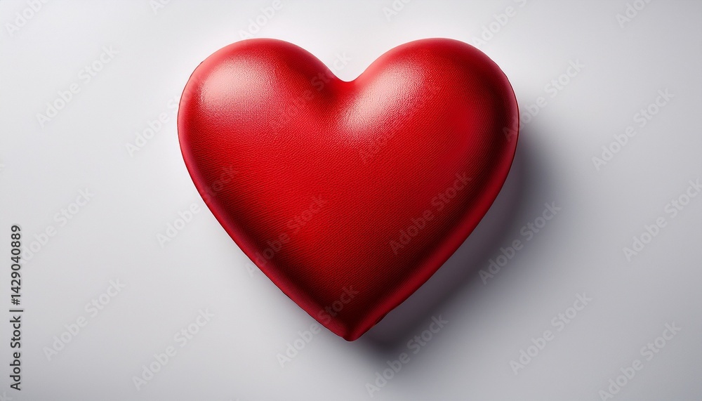 red heart on a white background red heart on a white background