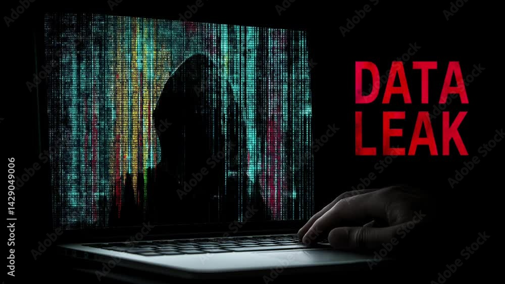 It Code Hacker Hacker Typing Code in Dim Room. Anonymous hacker silhouette in front of ...