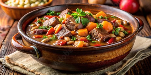 Hearty Beef & Bean Stew, Comfort Food, Delicious Recipe