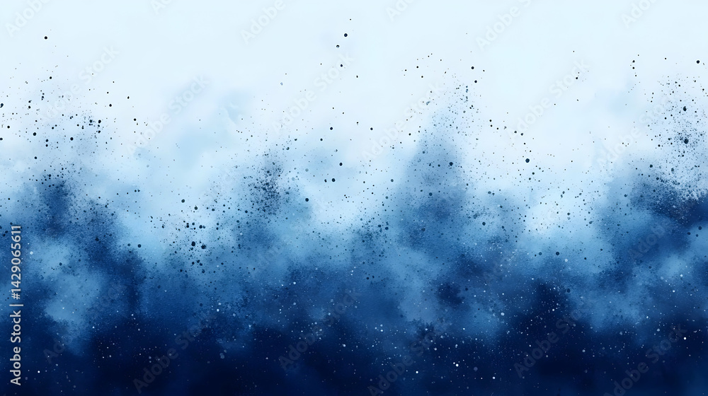 Obraz premium Abstract Blue Particle Background Texture