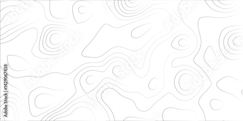 Abstract papercut design. Background of the topographic map. modern wallpaper texture and realistic design used for banner and posters, mountain relief geographic pattern. vector illustration.