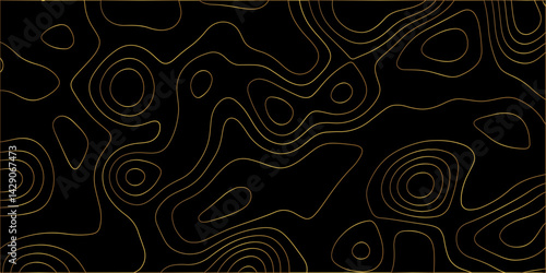 Abstract papercut design. Background of the topographic map. modern wallpaper texture and realistic design used for banner and posters, mountain relief geographic pattern. vector illustration.	