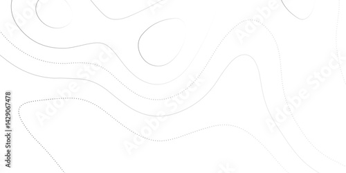 Abstract papercut design. Background of the topographic map. modern wallpaper texture and realistic design used for banner and posters, mountain relief geographic pattern. vector illustration.	