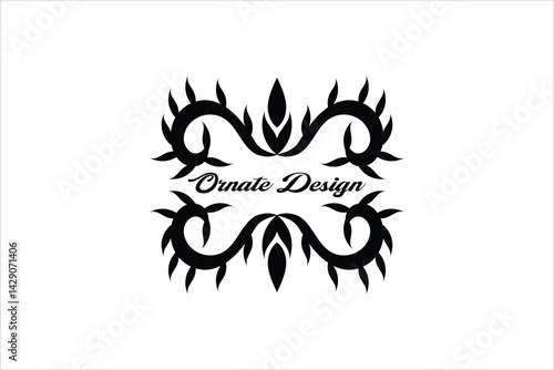 Ornate design. ornate pattern design.