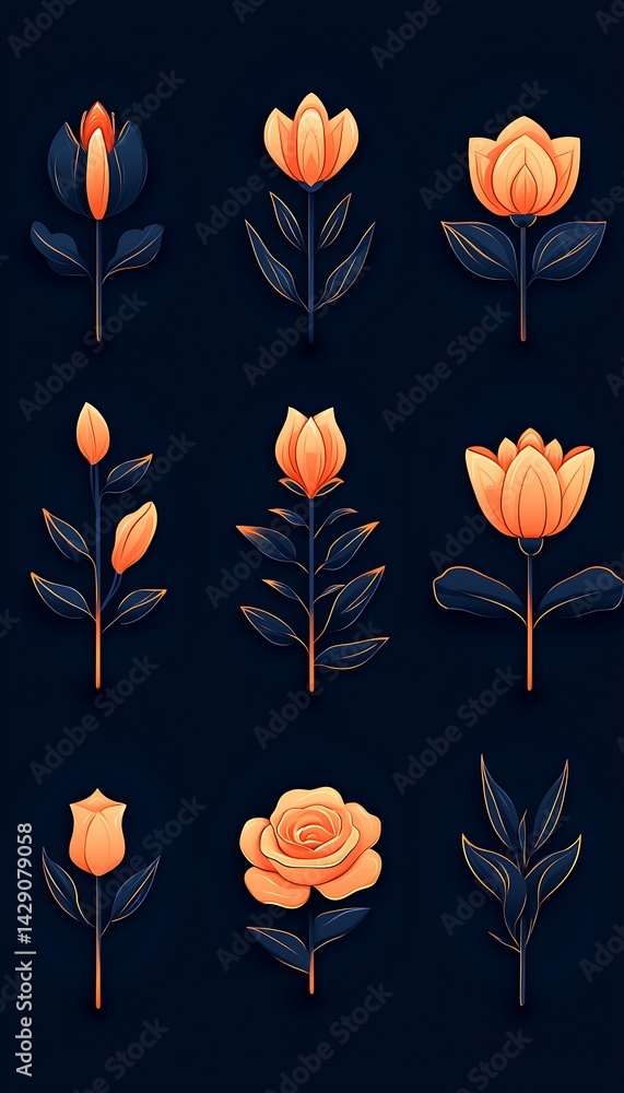 Floral Illustrations Collection Floral Illustrations Collection