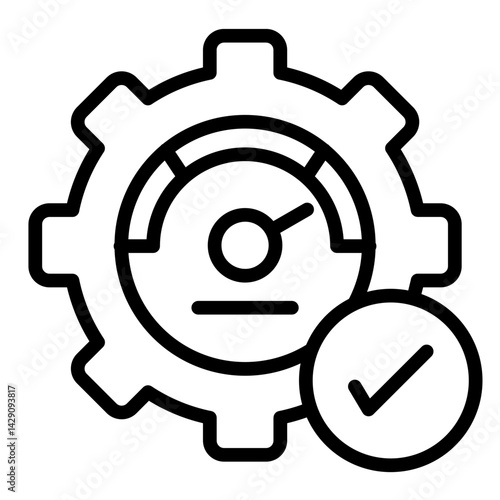 Performance Optimization  Icon Element For Design	