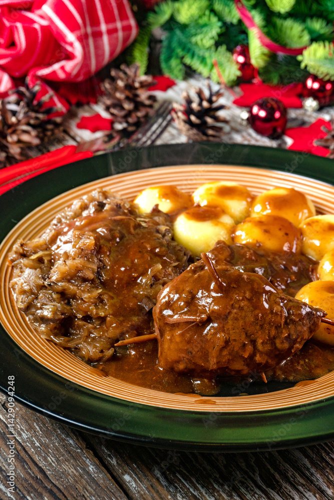 Tasty traditional Polish meal.