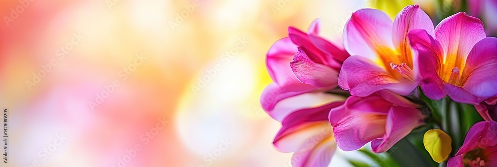 Fototapeta premium beautiful freesia flower 
