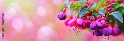 beautiful fuchsia flower 