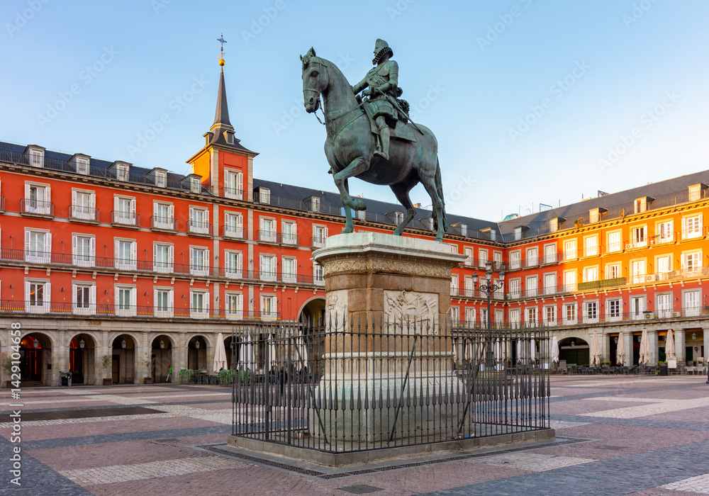 Plaza Mayor (Main square) in Madrid, Spain