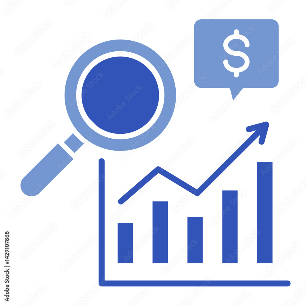 Market Research Icon Element For Design Market Research Icon Element For Design