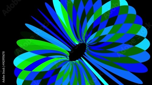 abstract background with colorful flowers