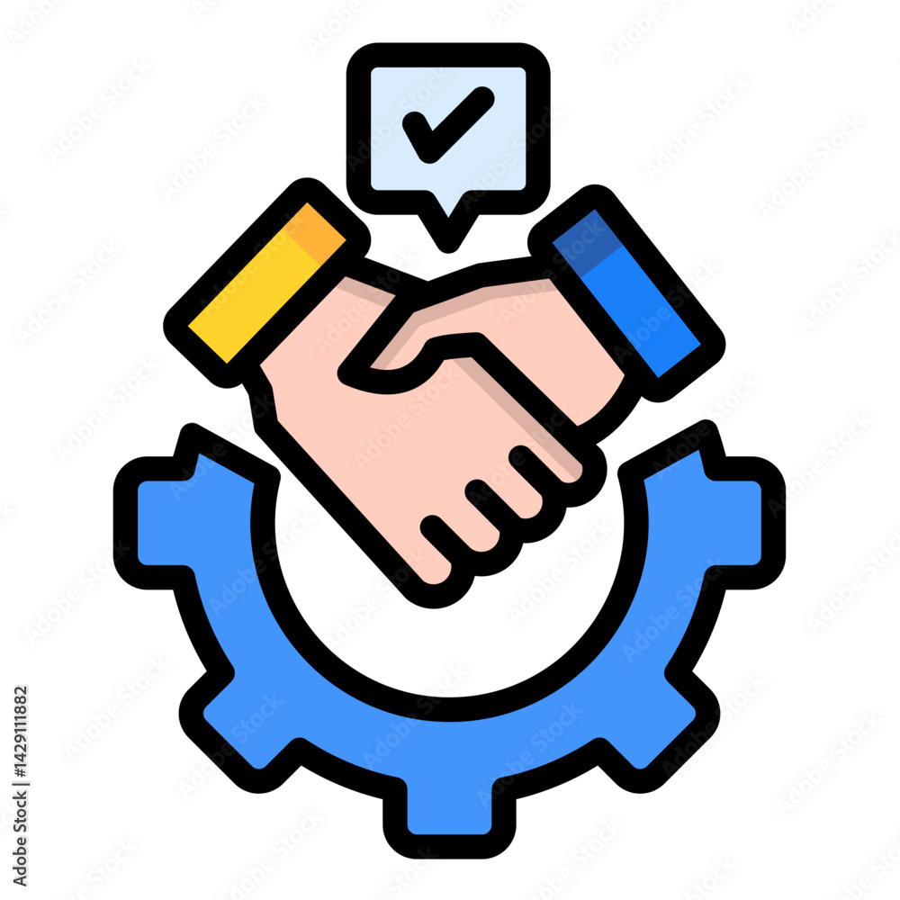 Strategic Partnership Icon Element For Design Strategic Partnership Icon Element For Design