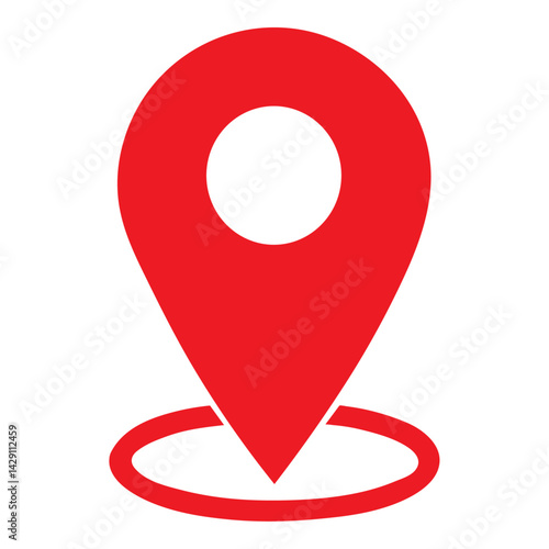 Free Download Set of minimalist GPS location vector icons, including map pins, navigation symbols, and geo markers - GFXLoad