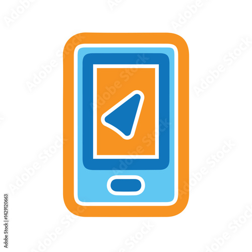 ravel icon. gps or direction symbol. exploration, adventure, vacation, camping. Solid design style. vector template design