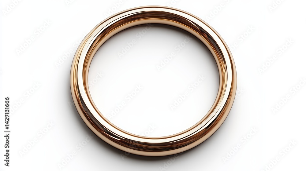 Simple circular ring with soft edges, isolated on white background Simple circular ring with soft edges, isolated on white background