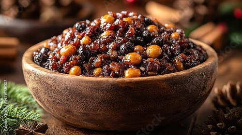 Sultanas used in mincemeat for pies, a traditional holiday filling