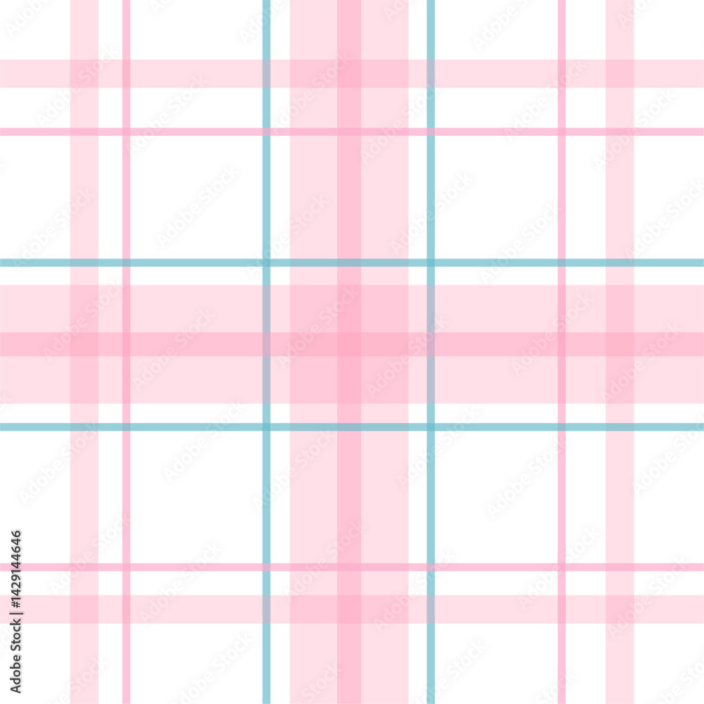 Check plaid pattern in pink. Seamless light pastel houndstooth tartan for dress, jacket, coat, scarf, other modern spring summer autumn winter fashion fabric design. Check plaid pattern in pink. Seamless light pastel houndstooth tartan for dress, jacket, coat, scarf, other modern spring summer autumn winter fashion fabric design.