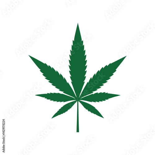 marijuana leaf vector