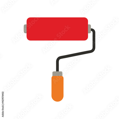 paint roller vector