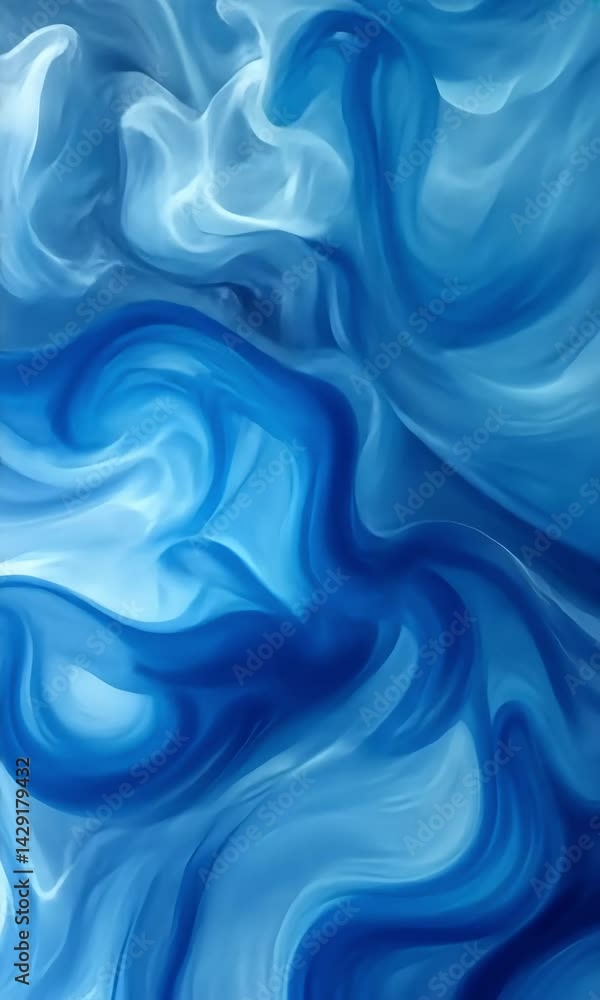 Explore the mesmerizing swirl of blue hues in a vibrant abstract art piece showcasing fluid dynamics and artistic expression Explore the mesmerizing swirl of blue hues in a vibrant abstract art piece showcasing fluid dynamics and artistic expression