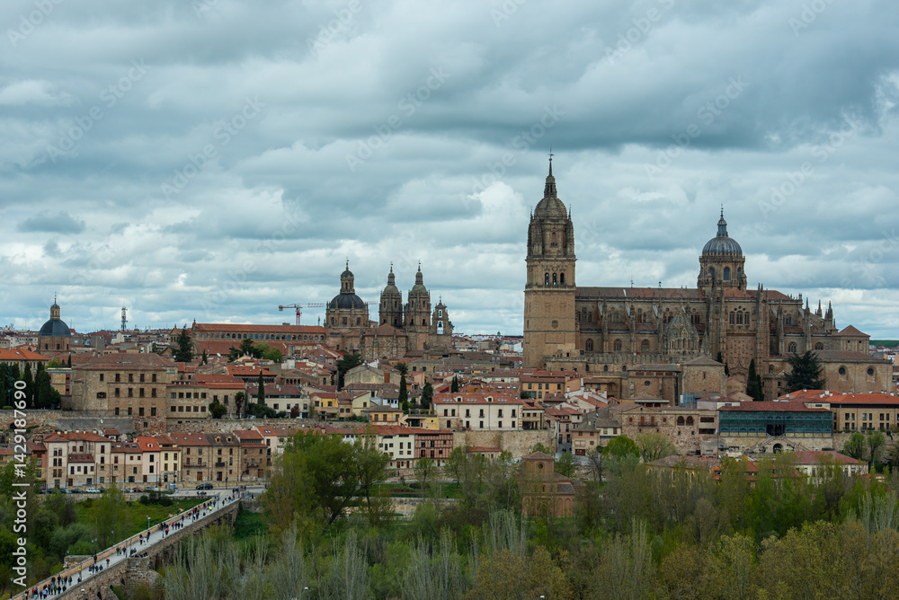 Obraz premium Holy Week in the academic city of Salamanca, Spain