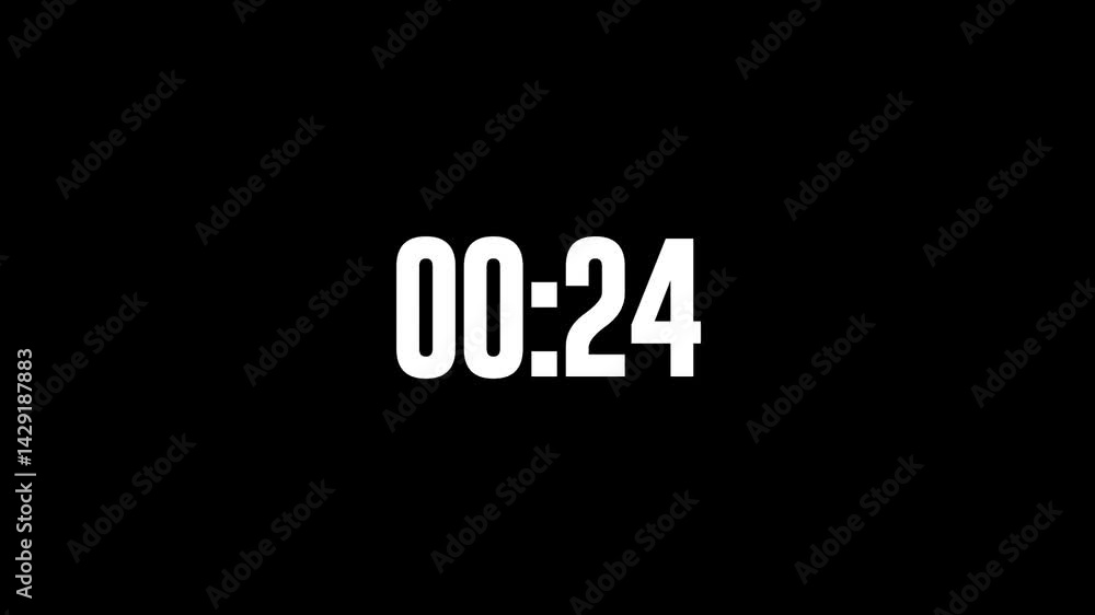 30 seconds Countdown Timer Clean Minimalist Style 4k 30 seconds Countdown Timer Clean Minimalist Style 4k