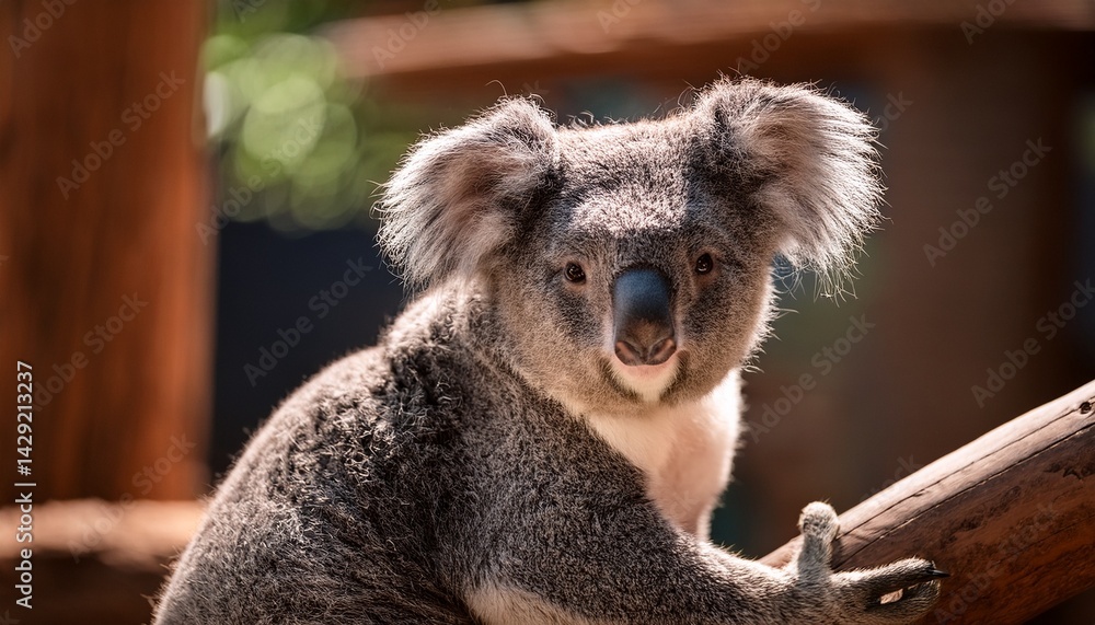 Naklejka premium koala bear in zoo