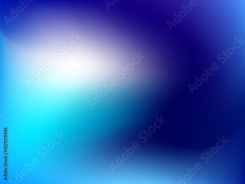Gradient, dark blue tones. Shades of blue, blue, green colors. Space, galaxies. Night sky. Universe vector