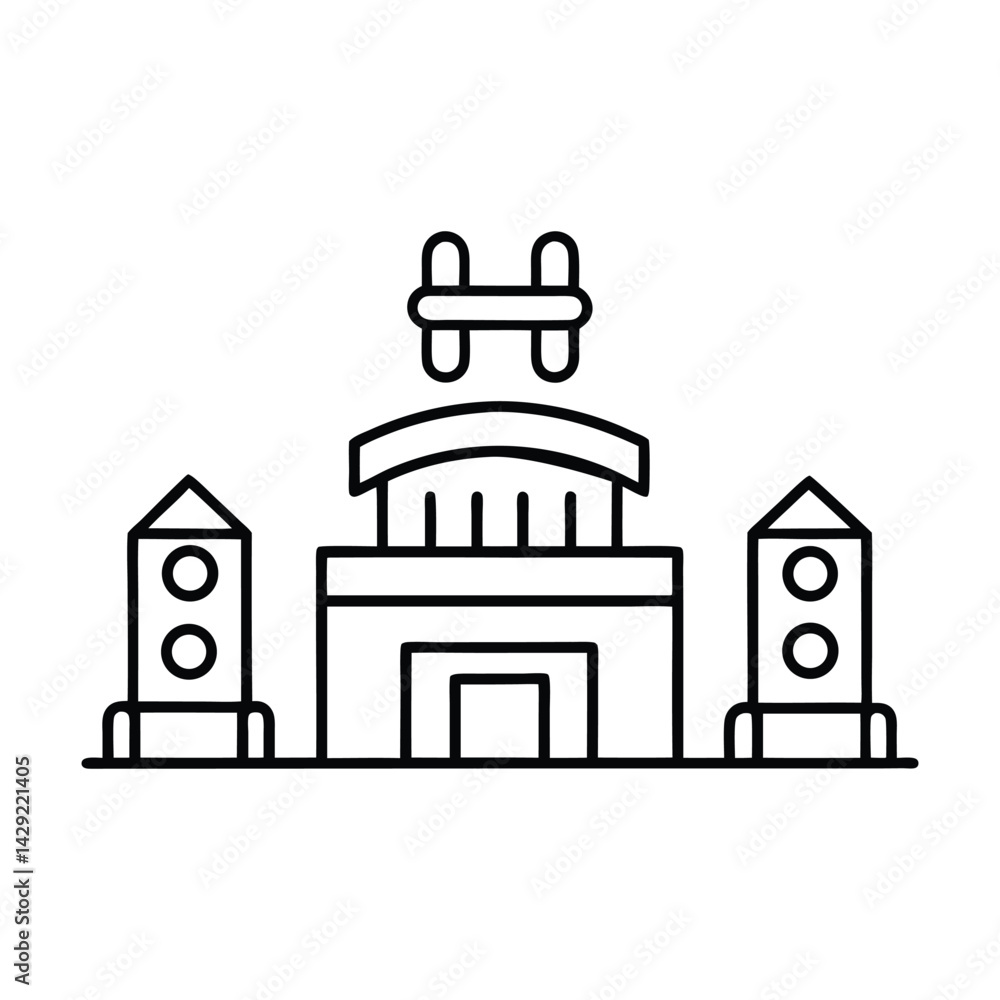 church silhouette vector design church silhouette vector design